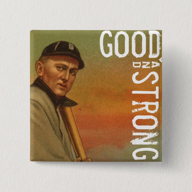 Good & Strong 15 Cm Square Badge (Front)