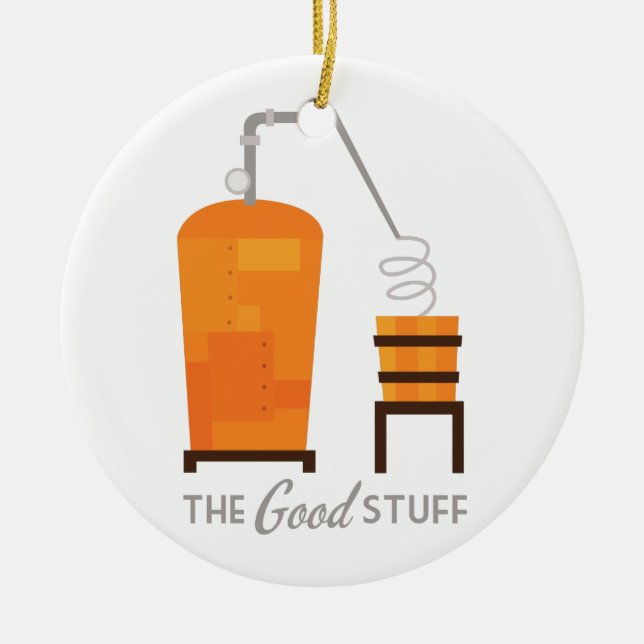 Good Stuff Ceramic Ornament (Front)