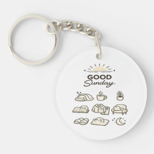 GOOD SUNDAY Cosy Slow Living Design LUNIO™ Key Ring