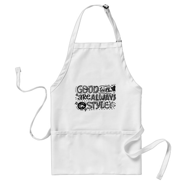 Good Teeth Are Always In Style Standard Apron (Front)