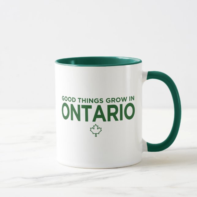 Good Things Grow In Ontario  Mug (Right)