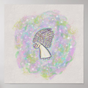 Good Things Guardian Angel Art Print Poster