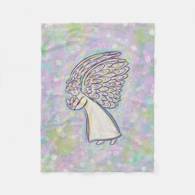 Good Things Guardian Angel Custom Fleece Blankets (Front)