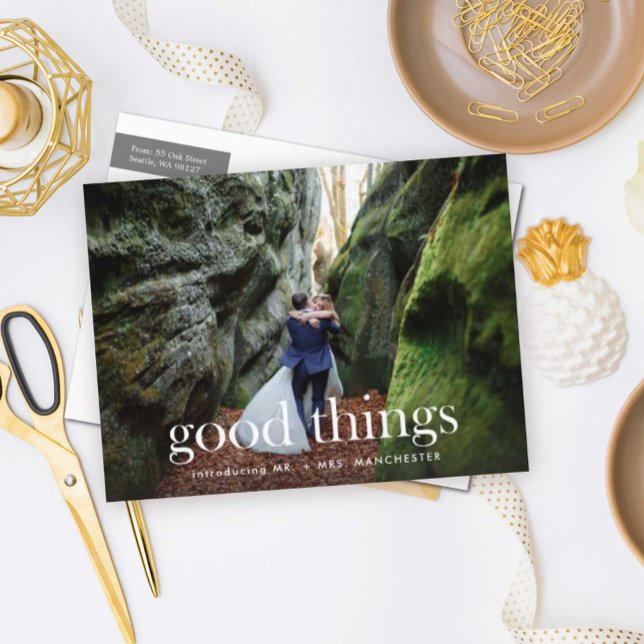 Good Things to Celebrate Wedding Announcement (Creator Uploaded)