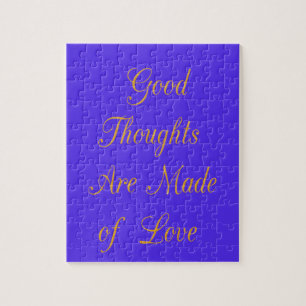 Good Thoughts are Made of Love Jigsaw Puzzle
