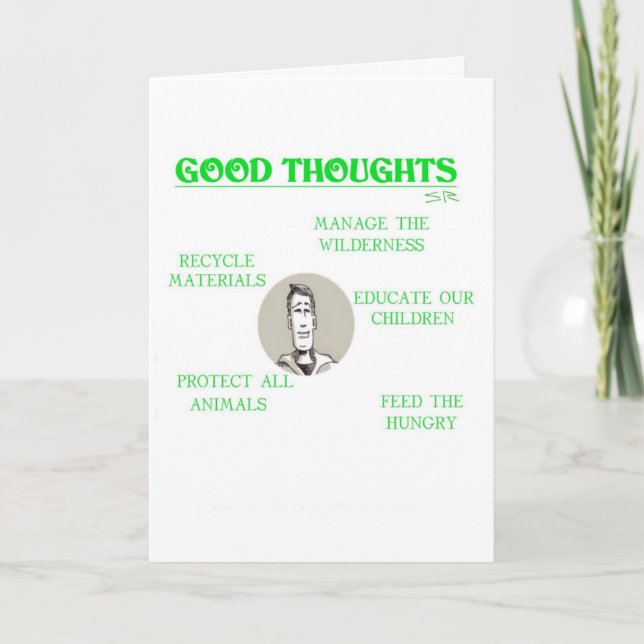 Good Thoughts card (Front)