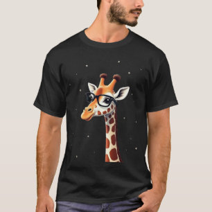 Good Time Hipster Giraffe T-Shirt Men's Women's Ch