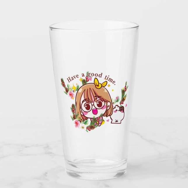 Good time of Drinkware Glass (Front)