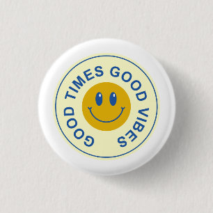 Good Time Retro 3 Cm Round Badge