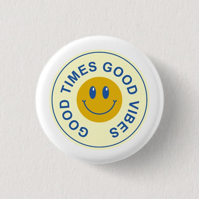 Good Time Retro 3 Cm Round Badge (Front)