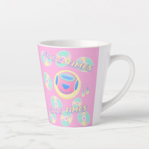 good times 90s style latte mug