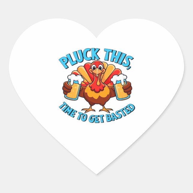 Good Times Happy Thamksgiving Classic T-Shirt Heart Sticker (Front)