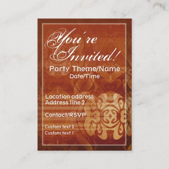 Good Times Invite Card (Front)