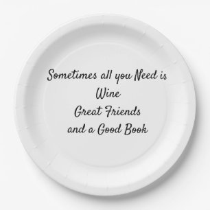 Good Times Paper Plate