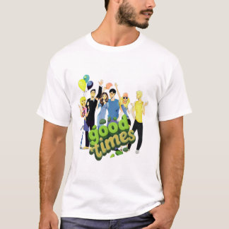 Good Times Party Illustration T-Shirt