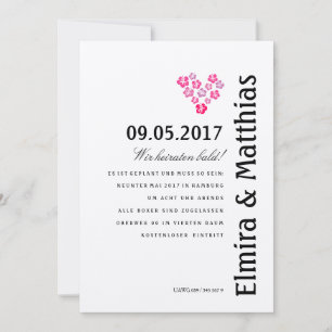 Good to read, typography pure invitations