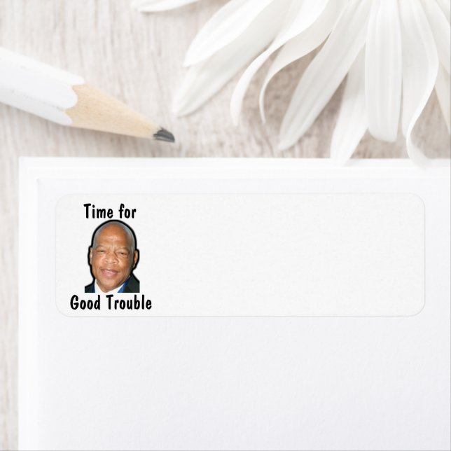 Good Trouble Return Address Label (Insitu)
