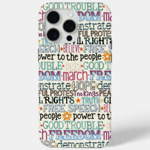 good trouble typography iPhone 15 pro max case