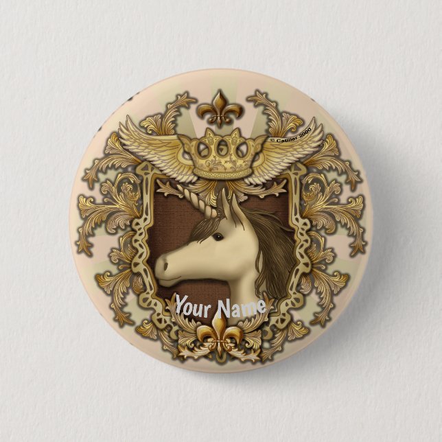 Good Unicorn  pin button (Front)