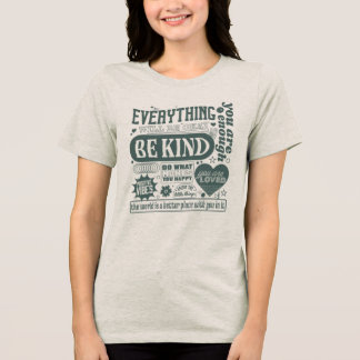Good Vibe Script Tri-Blend Shirt