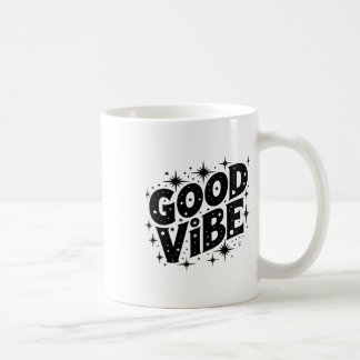 Good Vibe Stars Sticker Coffee Mug