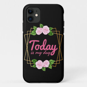 Good vibes affirmations for life and success iPhone 11 case