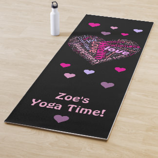 Good Vibes and Love Personalised Yoga Mat