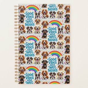 Good Vibes and Wet Noses Playful doodles  Planner