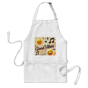 ☀️ + 🎶 = GOOD VIBES Apron