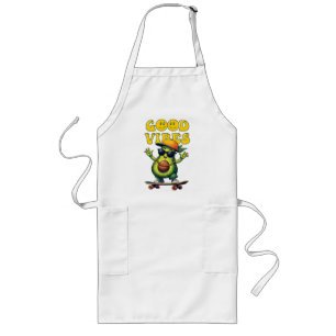 Good vibes Avocado Long Apron