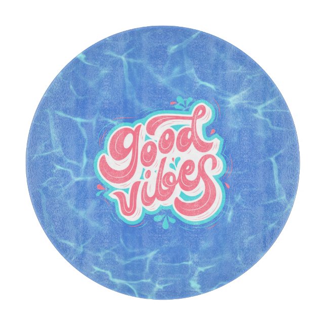 Good Vibes Beach/pool  Cutting Board (Front)