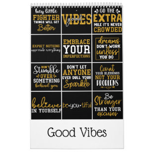 Good Vibes Calendar