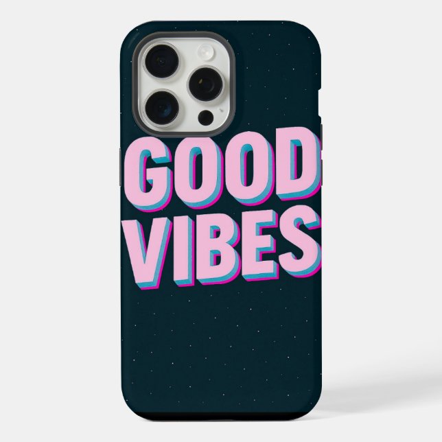 GOOD VIBES – Custom  iPhone Case (Back)