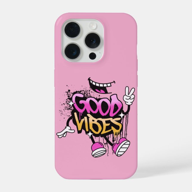 Good Vibes Graffiti iPhone Case (Back)