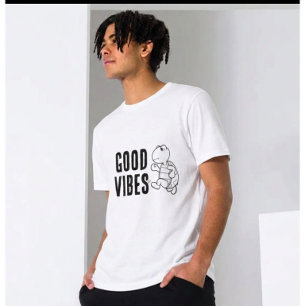 Good Vibes Graphic T-Shirt Minimalist Unisex Tee
