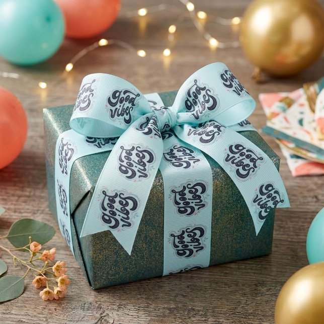 Good Vibes Grosgrain Ribbon (Creator Uploaded)