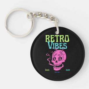 Good vibes key ring