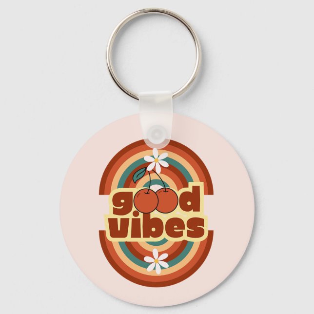 Good Vibes Key Ring (Front)