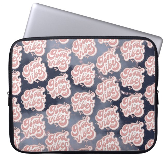 Good Vibes Laptop Sleeve (Front)