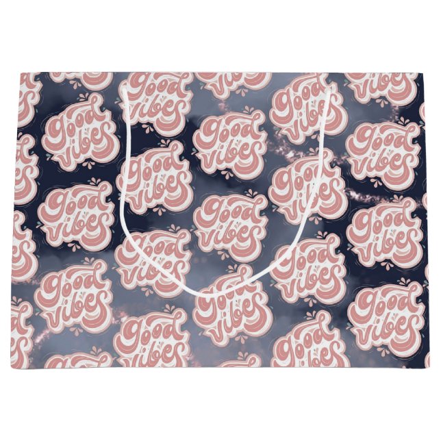 Good Vibes Large Gift Bag (Front)