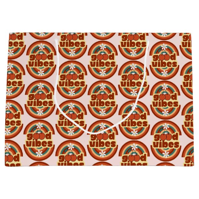 Good Vibes Large Gift Bag (Front)