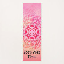Good Vibes Mandala Personalised Yoga Mat