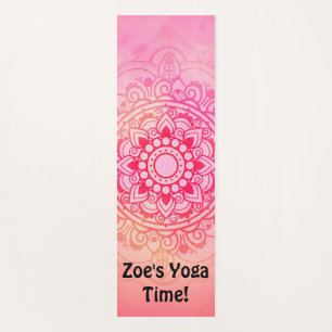 Good Vibes Mandala Personalised Yoga Mat