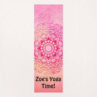 Good Vibes Mandala Personalised Yoga Mat
