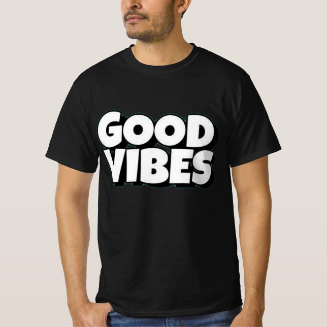 Good Vibes Men's Value T-Shirt (Front)