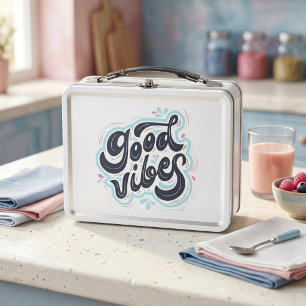 Good Vibes Metal Lunch Box