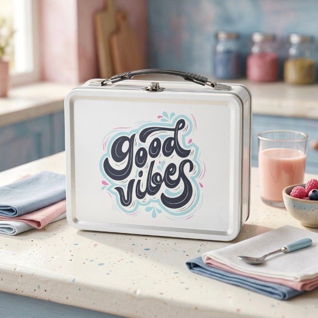 Good Vibes Metal Lunch Box (Creator Uploaded)