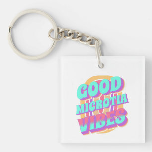 Good Vibes Microtia T-Shirt Key Ring