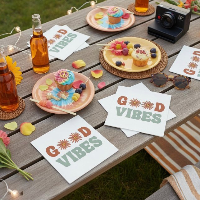 Good Vibes Napkin (Creator Uploaded)