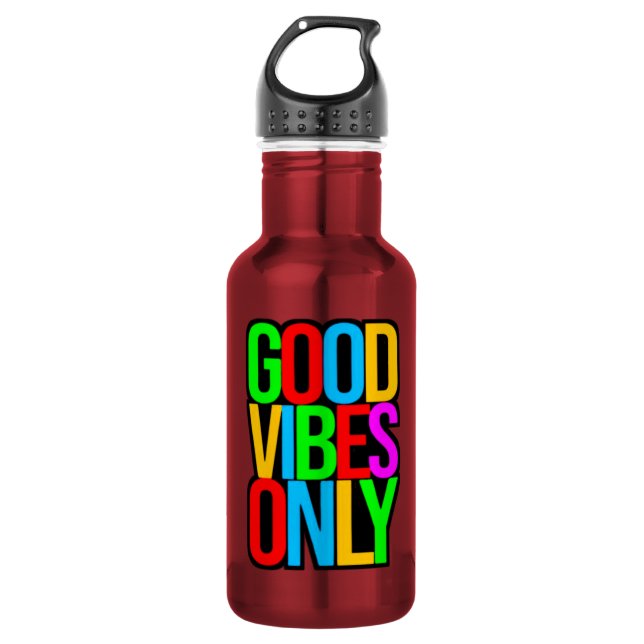 Good Vibes Only-45365 532 Ml Water Bottle (Front)